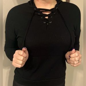 Pink Republic long sleeve hoodie sweater size Medium.